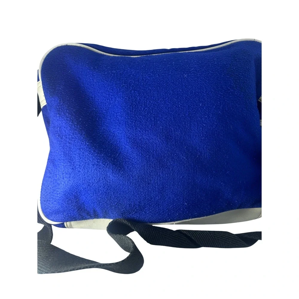 Diesel Industry Blue‎ Wool Blend Crossbody Bag Messenger Style